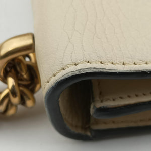 Pre-owned Gucci GG Marmont White Leather 779790 shoulderbag | stylenewstar