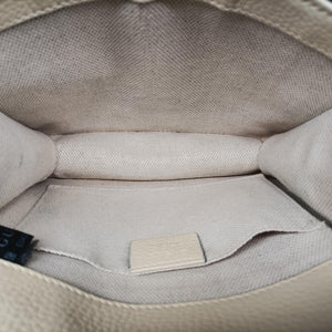 Pre-owned Gucci GG Marmont White Leather 779790 shoulderbag | stylenewstar