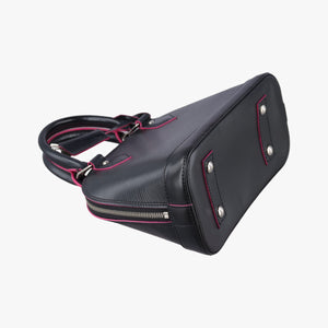 Pre-owned Louis Vuitton Alma BB Noir×hot pink Epi M54160 shoulderbag | stylenewstar