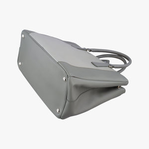 Secondhand Prada Galleria Grey SAFFIANO Leather B2274C shoulderbag | stylenewstar