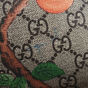 Pre-owned Gucci GG Supreme Bengal Brown×Multicolour PVC coated canvas×Leather 428027 backpack/rucksack | stylenewstar