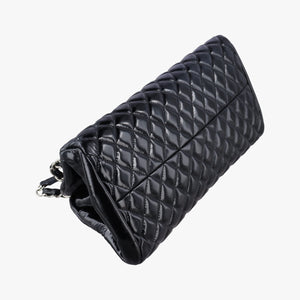Vintage Chanel Mademoiselle Bowling Black Patent leather A50558 shoulderbag | stylenewstar