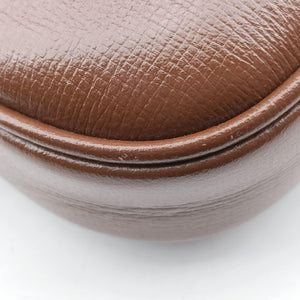 Secondhand Gucci Jackie 1961 GG Supreme Brown PVC coated canvas×Leather 637092 handbag | stylenewstar