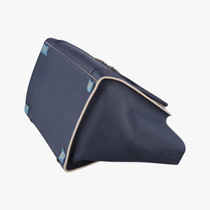 Pre-owned Celine Luggage Square Phantom Navy Leather handbag | stylenewstar