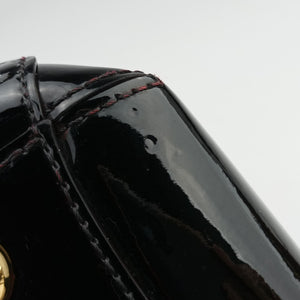 Pre-owned Louis Vuitton Montaigne BB Noir Vernis shoulderbag | stylenewstar