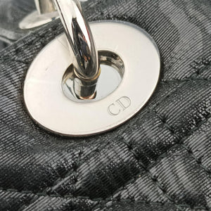 Secondhand Christian Dior Lady Dior Black Leather shoulderbag | stylenewstar