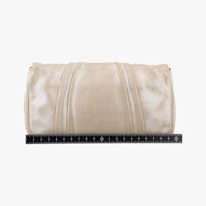 Pre-owned Fendi Mia Pochette Golden Leather 8BP046 shoulderbag | stylenewstar