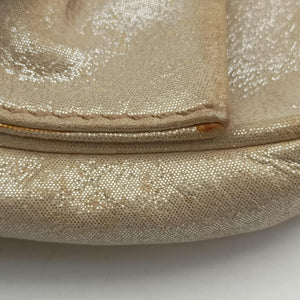 Pre-owned Fendi Mia Pochette Golden Leather 8BP046 shoulderbag | stylenewstar