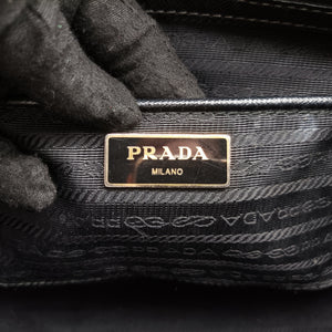 Secondhand Prada Galleria Black SAFFIANO Leather BN2274 shoulderbag | stylenewstar