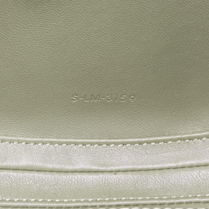 Pre-owned Celine Besace 16 Small Green Leather W-SL-2 shoulderbag | stylenewstar