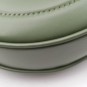 Pre-owned Celine Besace 16 Small Green Leather W-SL-2 shoulderbag | stylenewstar
