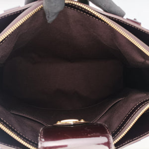Pre-owned Louis Vuitton MELROSE AVENUE AMARANTE Vernis M93757 handbag | stylenewstar