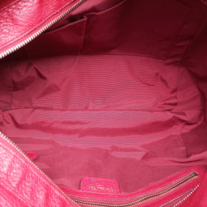 Pre-owned Christian Dior Cannage Bee Red Leather handbag | stylenewstar
