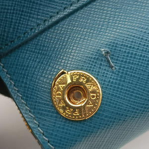Vintage Prada Galleria BlueGreen SAFFIANO Leather BN1786 handbag | stylenewstar