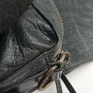 Pre-owned Balenciaga Classic The Toolkit Grey Green Lambskin 327101 shoulderbag | stylenewstar