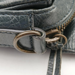 Pre-owned Balenciaga Classic The Toolkit Grey Green Lambskin 327101 shoulderbag | stylenewstar
