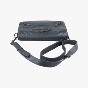 Pre-owned Balenciaga Classic The Toolkit Grey Green Lambskin 327101 shoulderbag | stylenewstar