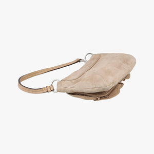 Pre-owned Yves Saint Laurent Mombasa Camel Suede 112930 shoulderbag | stylenewstar
