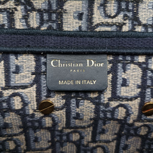 Secondhand Christian Dior Saddle Navy Jacquard shoulderbag | stylenewstar