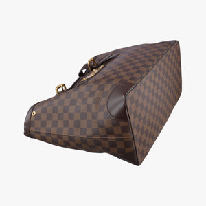 Pre-owned Louis Vuitton HAMPSTEAD MM EBENE Damier Canvas N51204 shoulderbag | stylenewstar