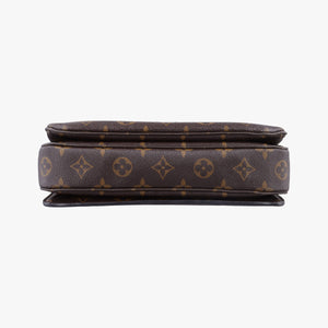 Pre-owned Louis Vuitton Pochette Metis MM Brown Monogram Canvas M44875 shoulderbag | stylenewstar
