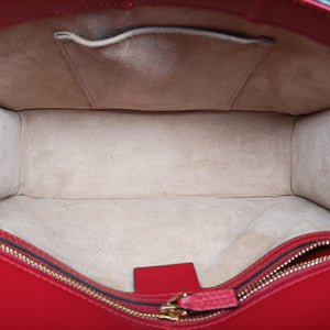 Pre-owned Gucci Sylvie Red Leather 421882 shoulderbag | stylenewstar