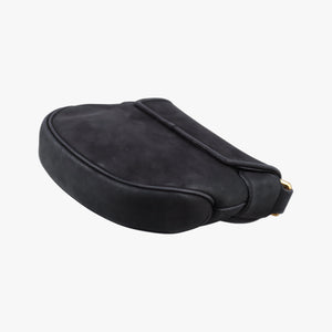 Secondhand Gucci Nubuck Tigrette Chain Black Suede 290684 shoulderbag | stylenewstar
