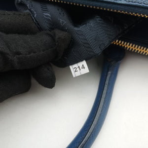 Vintage Prada Galleria Blue SAFFIANO Leather BN2274 handbag | stylenewstar