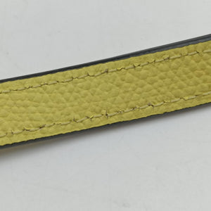 Pre-owned Valextra Iside Yellow×Green×Pink Leather shoulderbag | stylenewstar