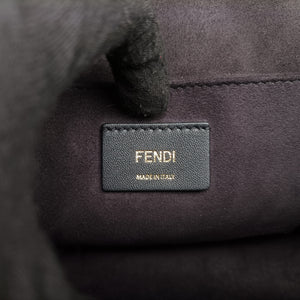 Pre-owned Fendi KAN I Black Leather 8BT283 shoulderbag | stylenewstar