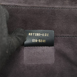 Pre-owned Fendi KAN I Black Leather 8BT283 shoulderbag | stylenewstar