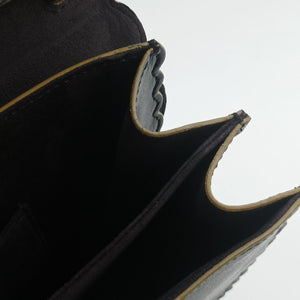 Pre-owned Fendi KAN I Black Leather 8BT283 shoulderbag | stylenewstar