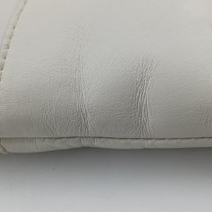 Pre-owned Miu Miu Ivy White x Beige suede x Leather handbag | stylenewstar
