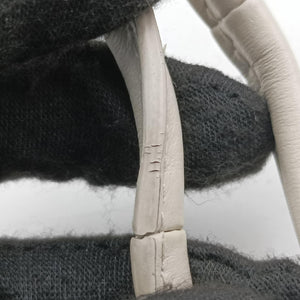 Pre-owned Miu Miu Ivy White x Beige suede x Leather handbag | stylenewstar
