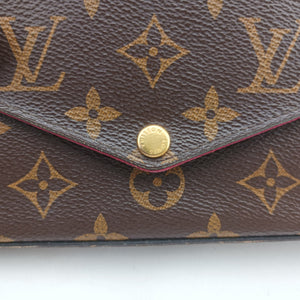Pre-owned Louis Vuitton Pochette Felicie Brown Monogram Canvas M61276 shoulderbag | stylenewstar