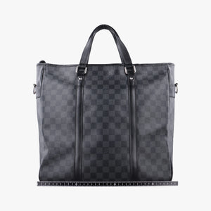 Pre-owned Louis Vuitton Tadao Noir Damier Graphite N51192 shoulderbag | stylenewstar
