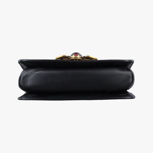 Vintage Gucci Queen Margaret Black×white Leather 476542 shoulderbag | stylenewstar