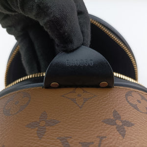 Pre-owned Louis Vuitton Cannes Brown × Black Monogram Reverse M43986 shoulderbag | stylenewstar