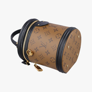 Pre-owned Louis Vuitton Cannes Brown × Black Monogram Reverse M43986 shoulderbag | stylenewstar