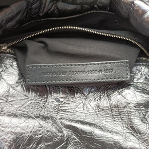 Vintage Balenciaga Monaco Small STEEL GREY Calf 787896 shoulderbag | stylenewstar