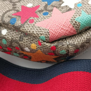 Vintage Gucci Kids Line Children's Star beige×multi PVC coated canvas 502095 bum bag/waist bag | stylenewstar