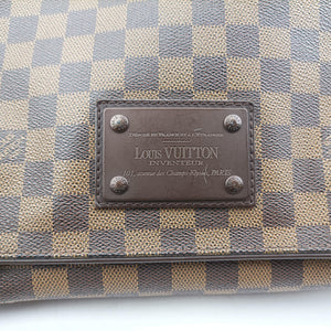 Pre-owned Louis Vuitton BROOKLYN MM EBENE Damier Canvas N51211 shoulderbag | stylenewstar