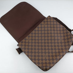 Pre-owned Louis Vuitton BROOKLYN MM EBENE Damier Canvas N51211 shoulderbag | stylenewstar