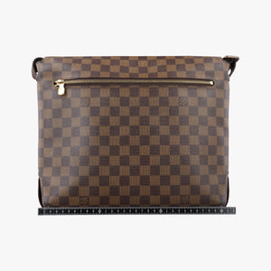 Pre-owned Louis Vuitton BROOKLYN MM EBENE Damier Canvas N51211 shoulderbag | stylenewstar