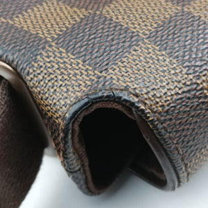 Pre-owned Louis Vuitton BROOKLYN MM EBENE Damier Canvas N51211 shoulderbag | stylenewstar