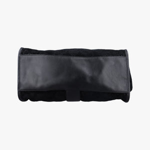 Pre-owned Gucci Soft Stirrup Black Suede 296856 handbag | stylenewstar