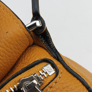 Pre-owned Loewe Puzzle mini Yellow Leather 322 30 U95 shoulderbag | stylenewstar