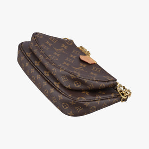 Pre-owned Louis Vuitton MULTI POCHETTE ACCESSOIRES brown×khaki Monogram Canvas M44813 shoulderbag | stylenewstar