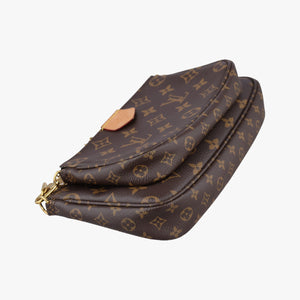 Pre-owned Louis Vuitton MULTI POCHETTE ACCESSOIRES brown×khaki Monogram Canvas M44813 shoulderbag | stylenewstar