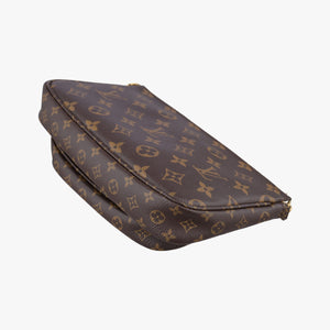 Pre-owned Louis Vuitton MULTI POCHETTE ACCESSOIRES brown×khaki Monogram Canvas M44813 shoulderbag | stylenewstar
